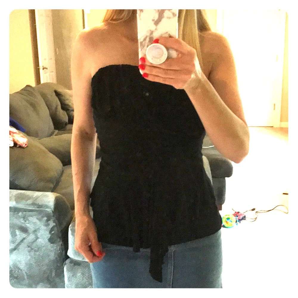 Arden b strapless top